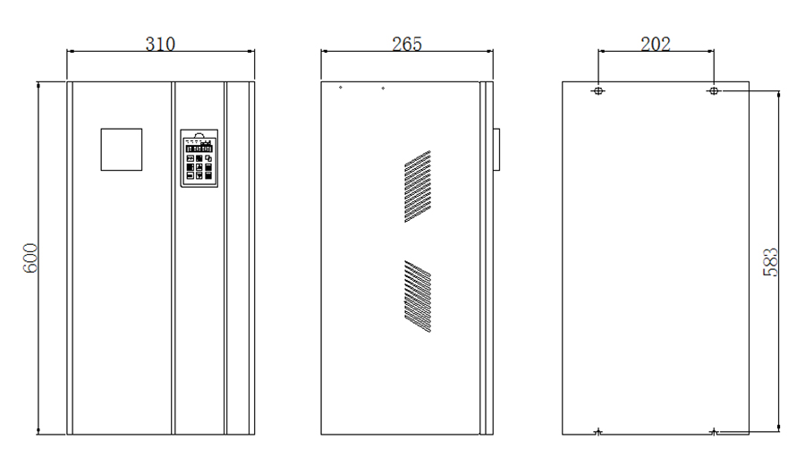 40-80kW Induction Heating Power Supply (Wall Mounted)